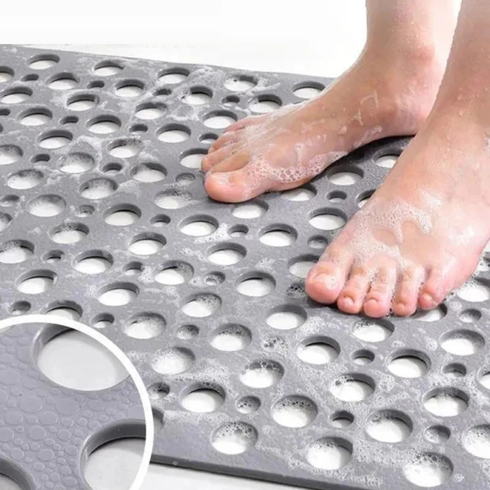 Sentry Shower Mat | Non-Slip, Antibacterial TPE with Suction Cups