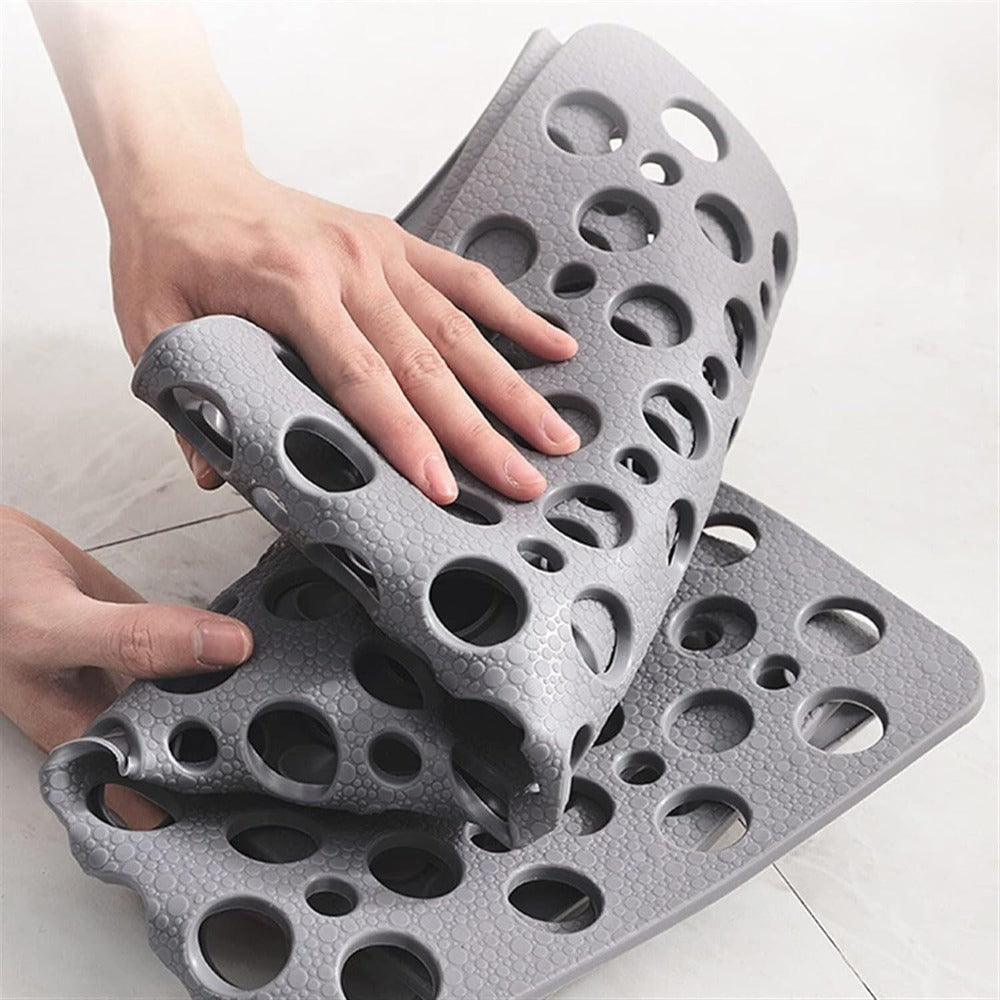 Sentry Shower Mat | Non-Slip, Antibacterial TPE with Suction Cups