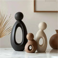 Seren Family Statue | Modern Hollow Sculpture for Home Decor, Nordic Style