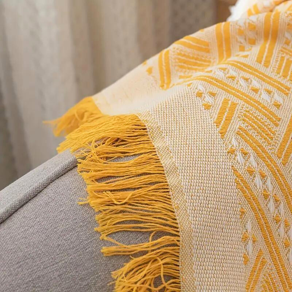 Serena Large Picnic Blanket | Durable Cotton Blend, Foldable Mat for Picnic