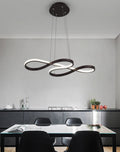 Sovi Chandelier | Modern Black and Gold Finish, LED