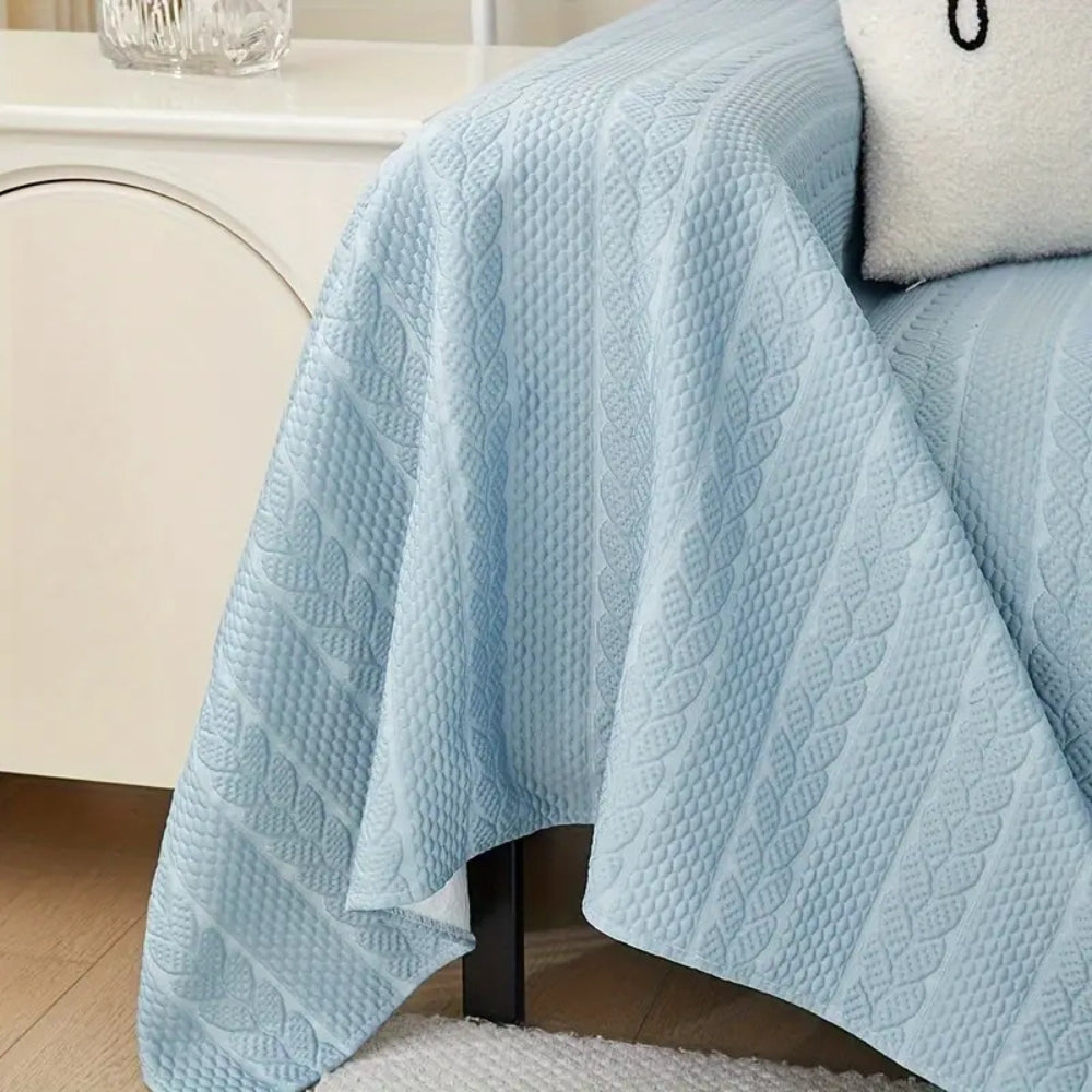 Trellis Plush Sofa Cover | Microfiber, Non-Slip, Pet-Friendly Design 6