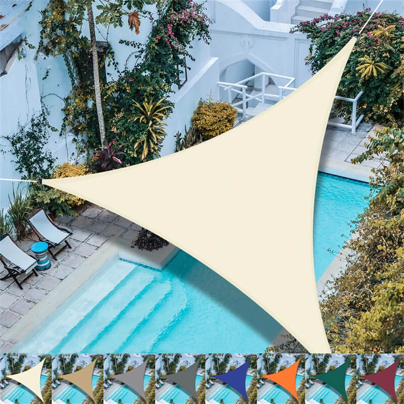 Tresco Triangle Shade Sail | Waterproof, UV-Resistant Polyester for Garden