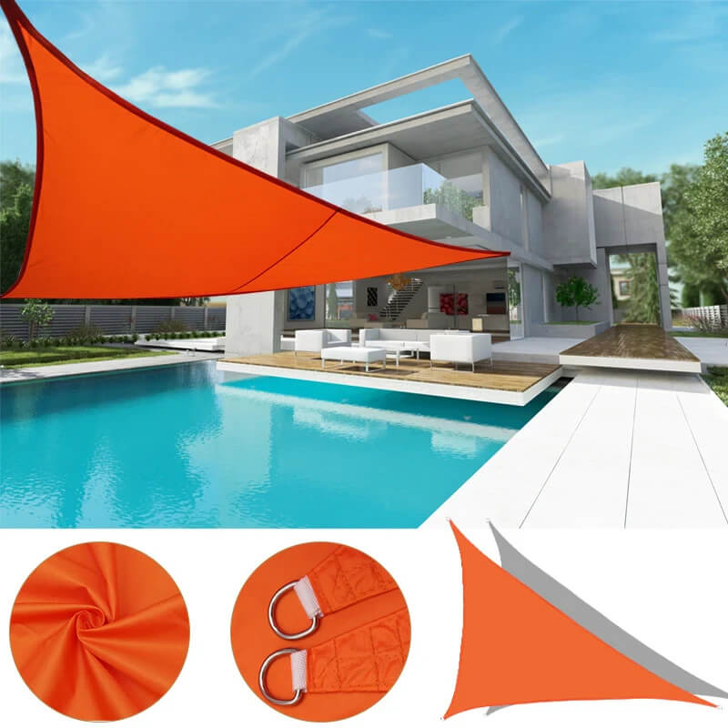 Tresco Triangle Shade Sail | Waterproof, UV-Resistant Polyester for Garden