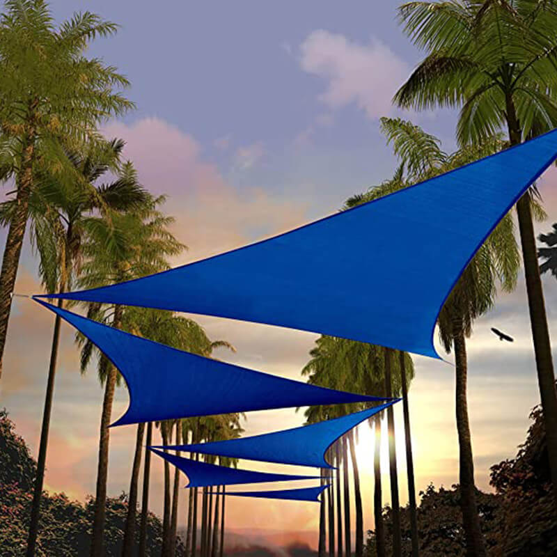 Tresco Triangle Shade Sail | Waterproof, UV-Resistant Polyester for Garden
