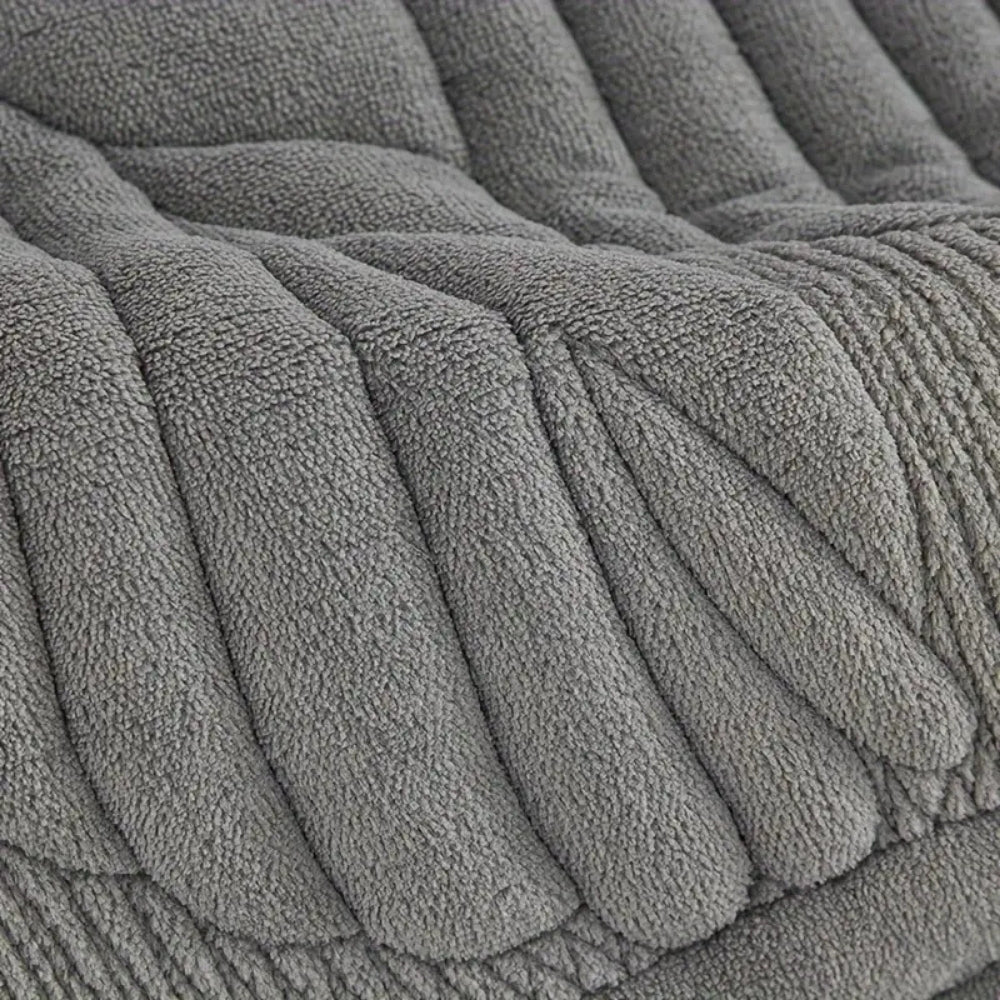 Vireo Recliner Chair Cover | Anti-Slip Microfiber Blend, Verdant Leaf Pattern