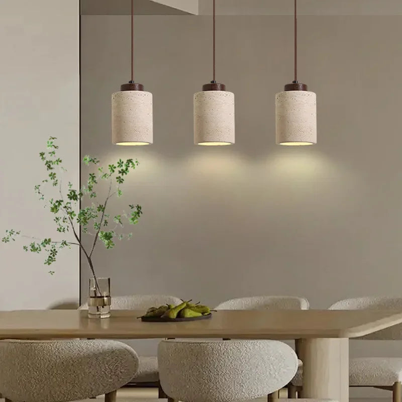 Wren Pendant Light | Natural Stone, Wabi-Sabi Design for Kitchen Pendant Lighting