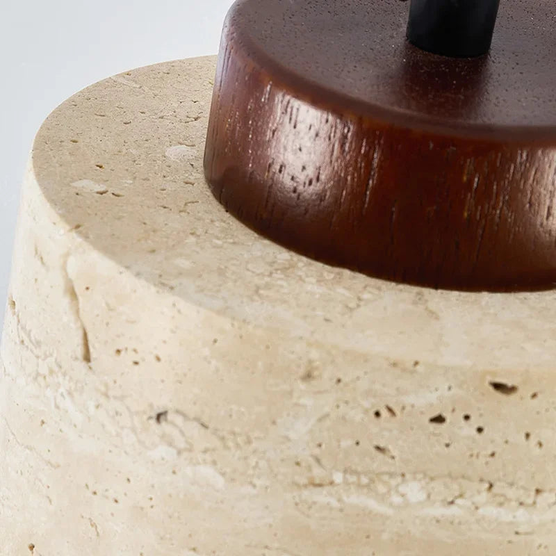 Wren Pendant Light | Natural Stone, Wabi-Sabi Design for Kitchen Pendant Lighting